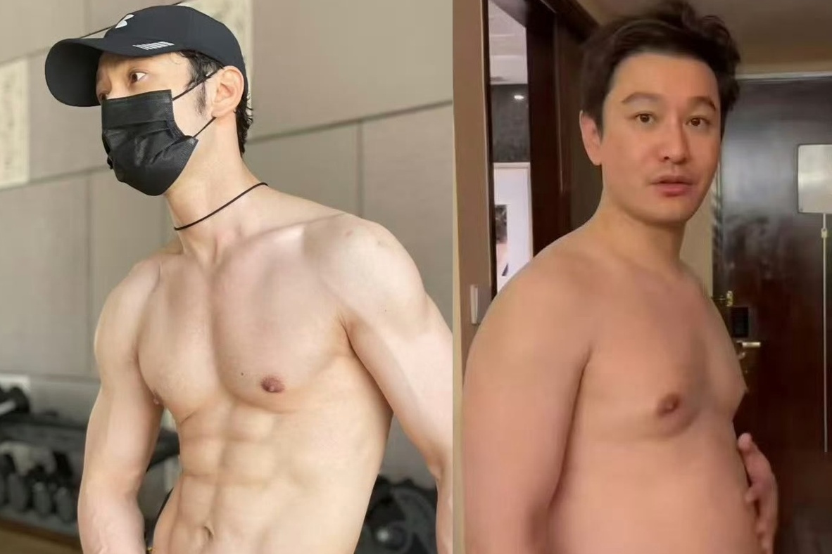 Huỳnh Hiểu Minh giảm cân Ông chú bụng phệ U50 hóa nam thần sáu múi