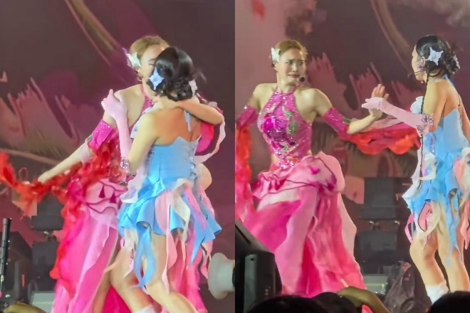 Cận cảnh màn khóa môi của Lan Ngọc khiến Diệu Nhi đứng hình, suýt quên cả lời