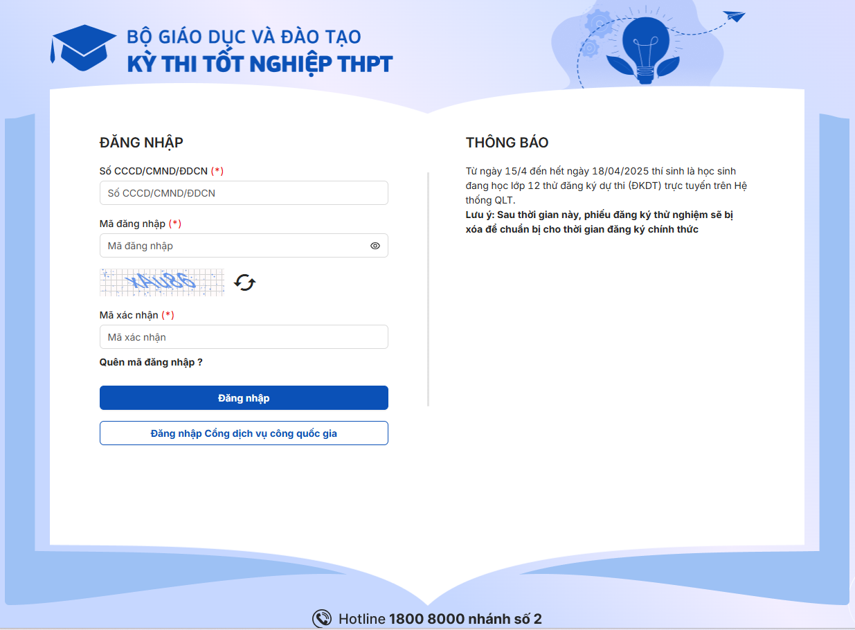 Những lưu ý khi đăng ký dự thi tốt nghiệp THPT năm 2025