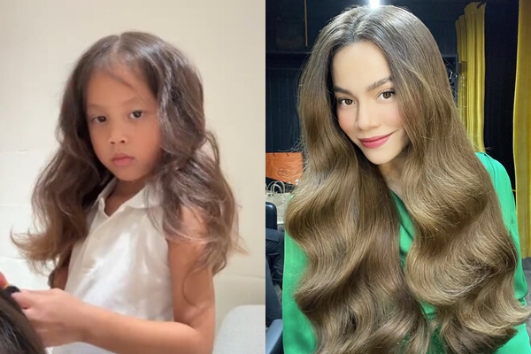 Ái nữ nhà Hà Hồ sở hữu mái tóc chuẩn Hoa hậu đến mẹ cũng phải xuýt xoa