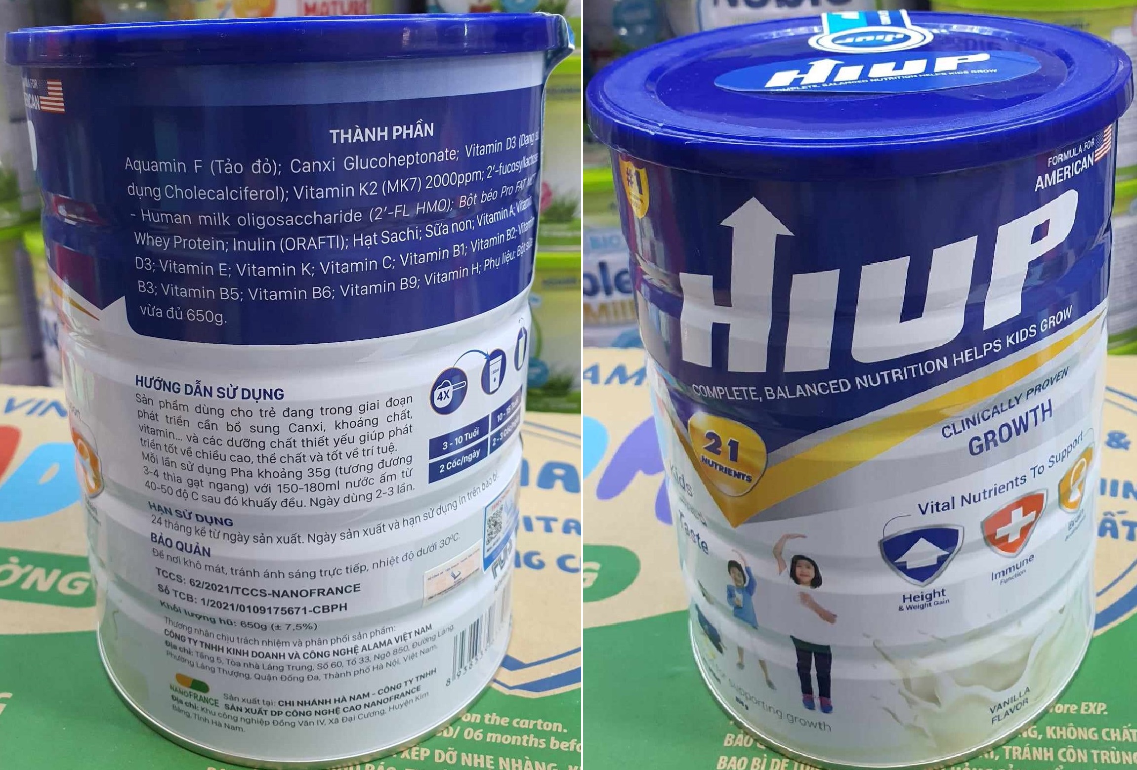 Sự thật về việc đơn vị phân phối Hiup 27 khẳng định không liên quan đến sữa bột giả