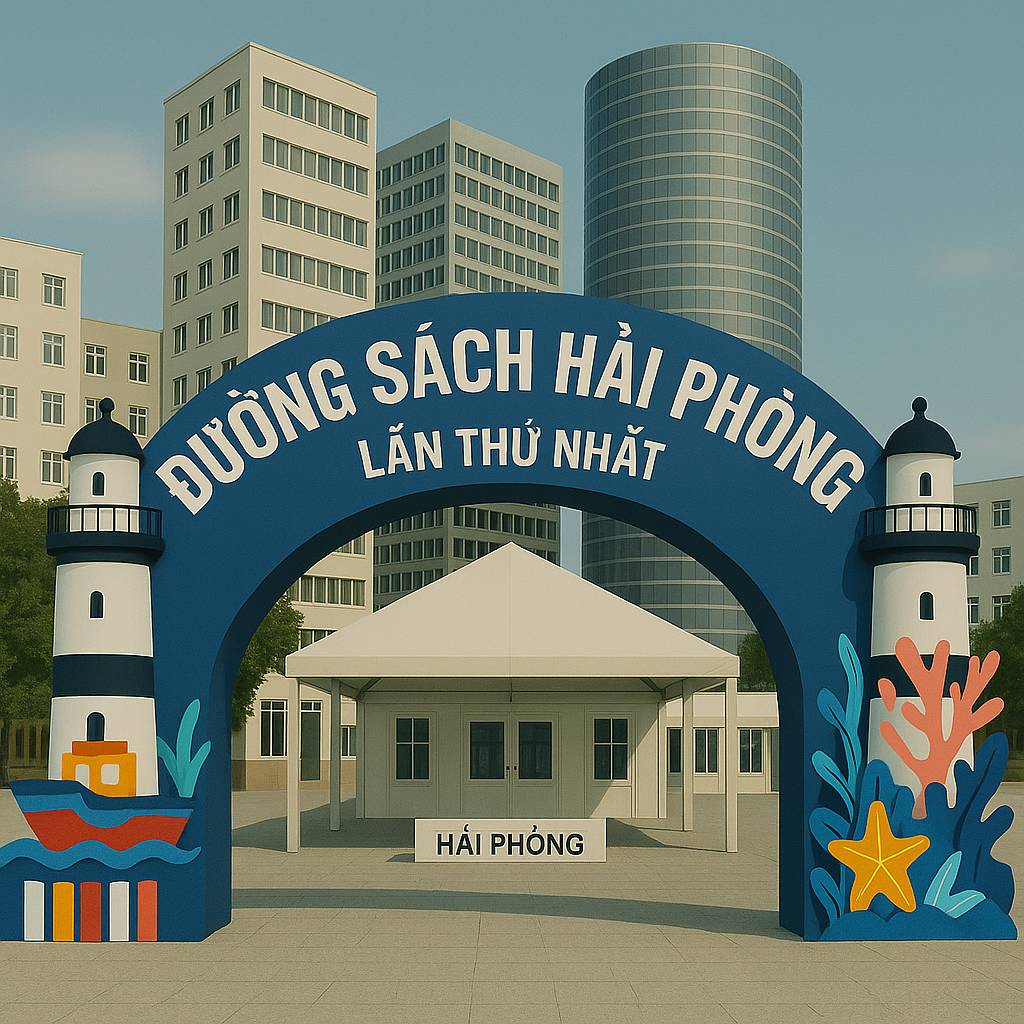 “Đường sách 2025” Không gian văn hóa – tri thức lần đầu tiên xuất hiện tại Thành phố cảng