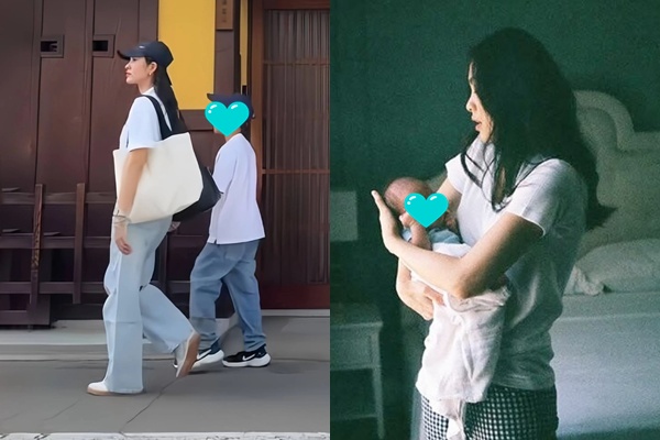 Con trai Hà Tăng hiếm hoi lộ diện, nay trổ mã cao gần bằng mẹ 