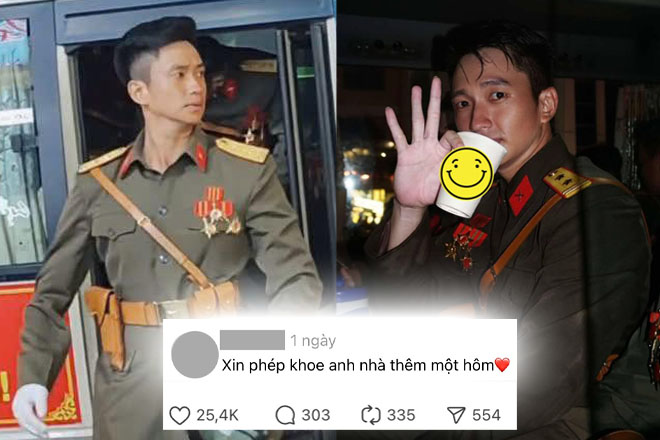 Bạn gái chiến sĩ Lê Hoàng Hiệp đã ra mặt, đánh dấu chủ quyền căng đét hút 20k tương tác