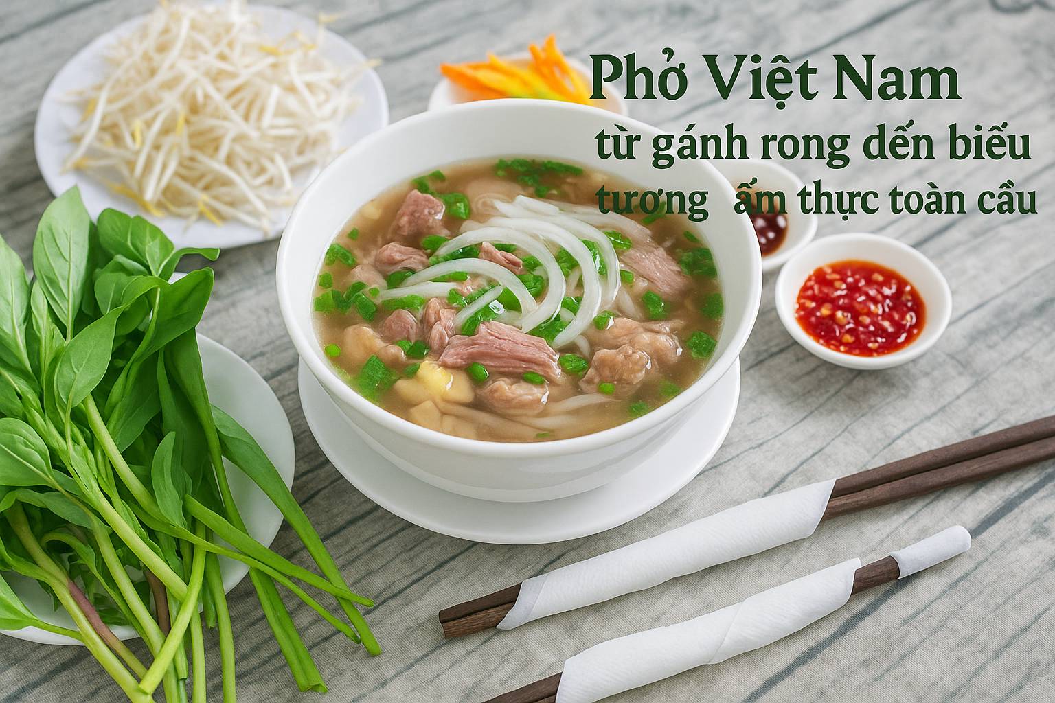 Hành trình Phở Việt Từ gánh rong đến biểu tượng ẩm thực toàn cầu