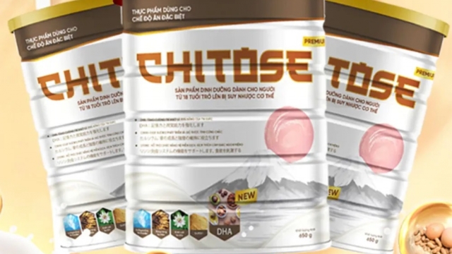 Thực phẩm bổ sung Chitose quảng cáo thổi phồng công dụng