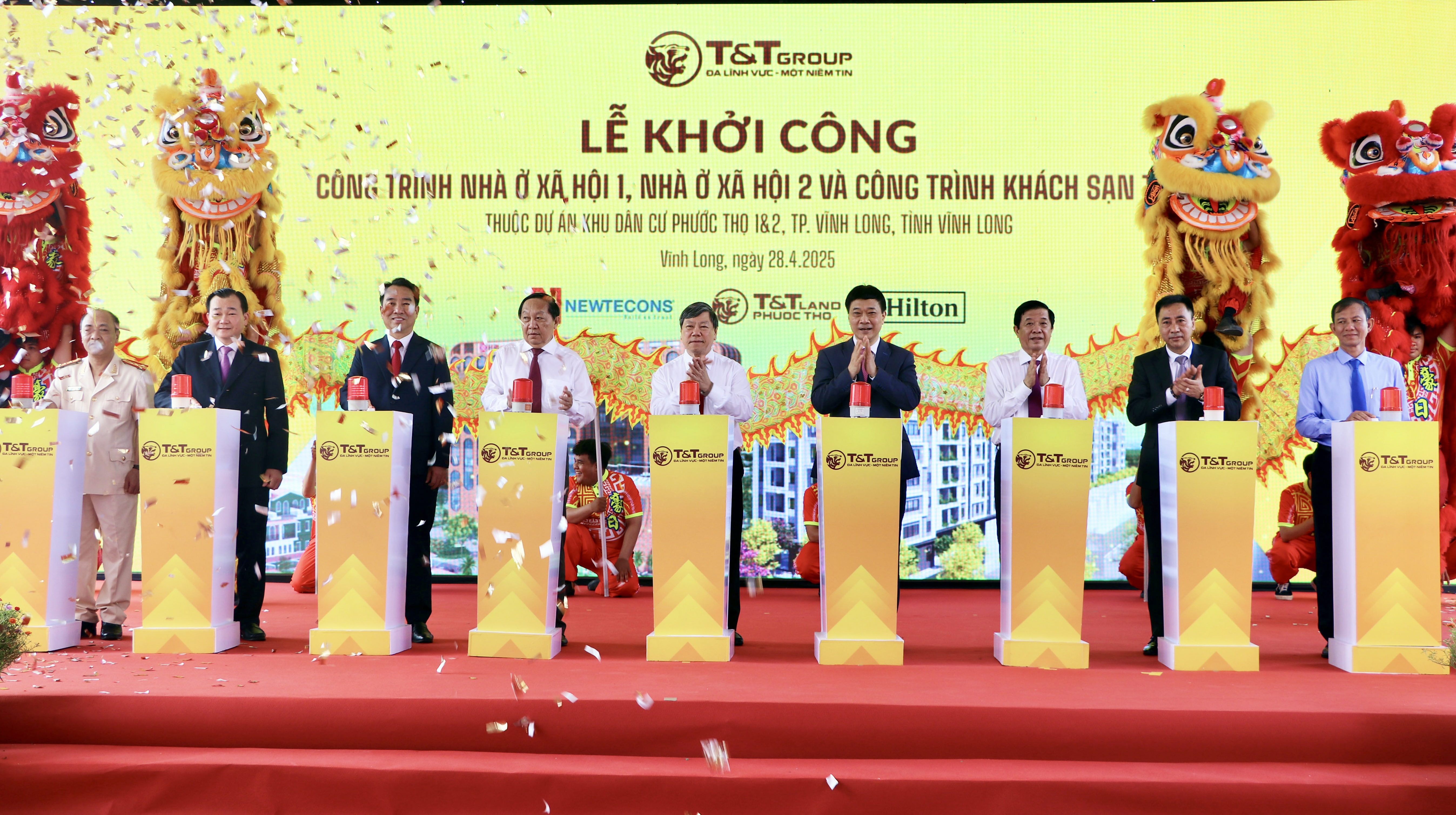 TT Group khởi công xây dựng 2 công trình nhà ở xã hội tại Vĩnh Long