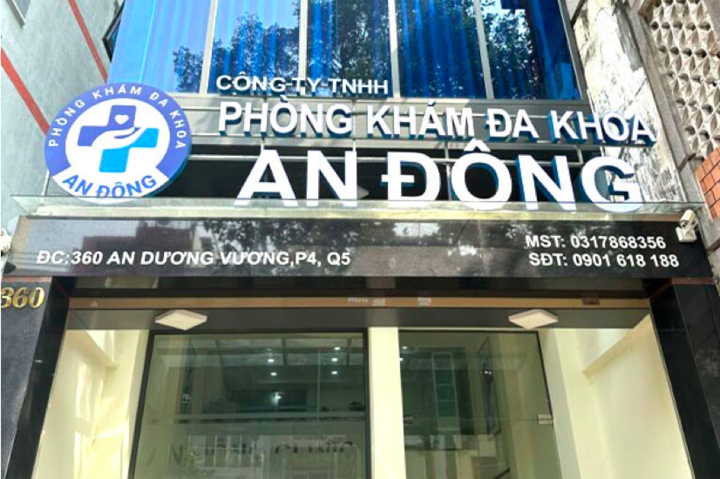 Xử phạt và đình chỉ hoạt động Phòng khám đa khoa An Đông