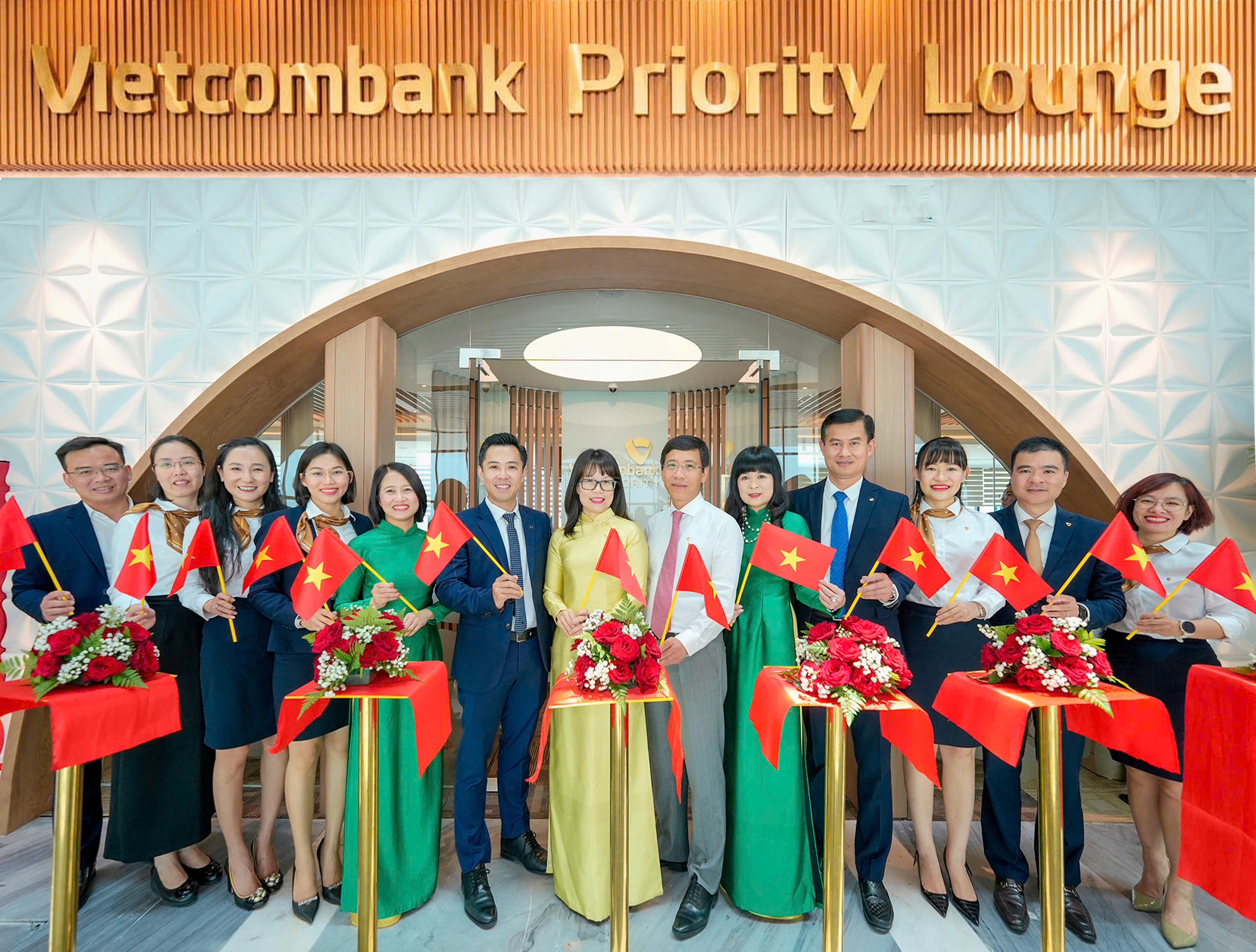 Khai trương Phòng chờ Vietcombank Priority tại Nhà ga T3 Sân bay quốc tế Tân Sơn Nhất
