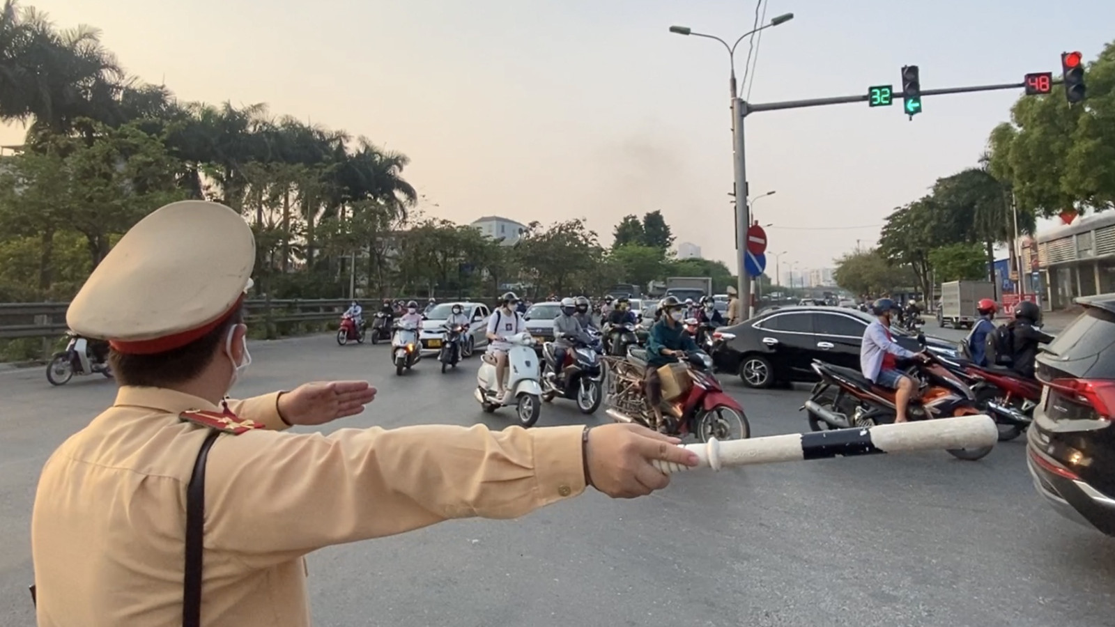 Hải Phòng Phân luồng giao thông phục vụ duyệt đội ngũ và diễu hành quy mô lớn