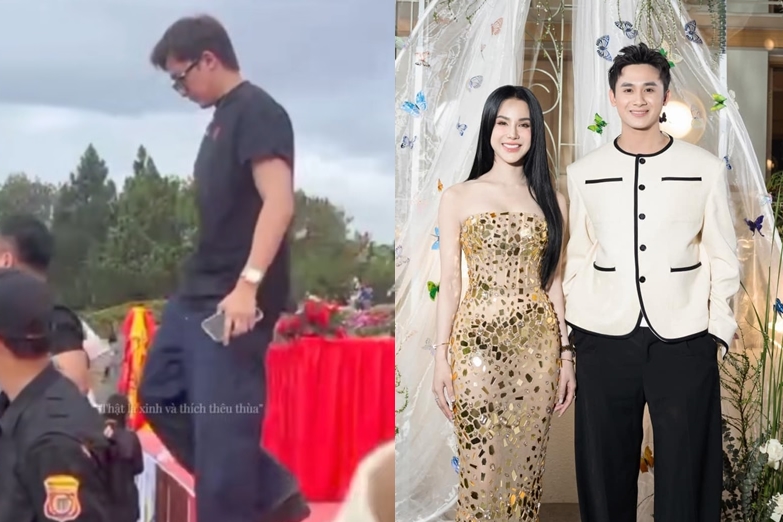 Bạn trai kém 11 tuổi tháp tùng Diệp Lâm Anh đi diễn