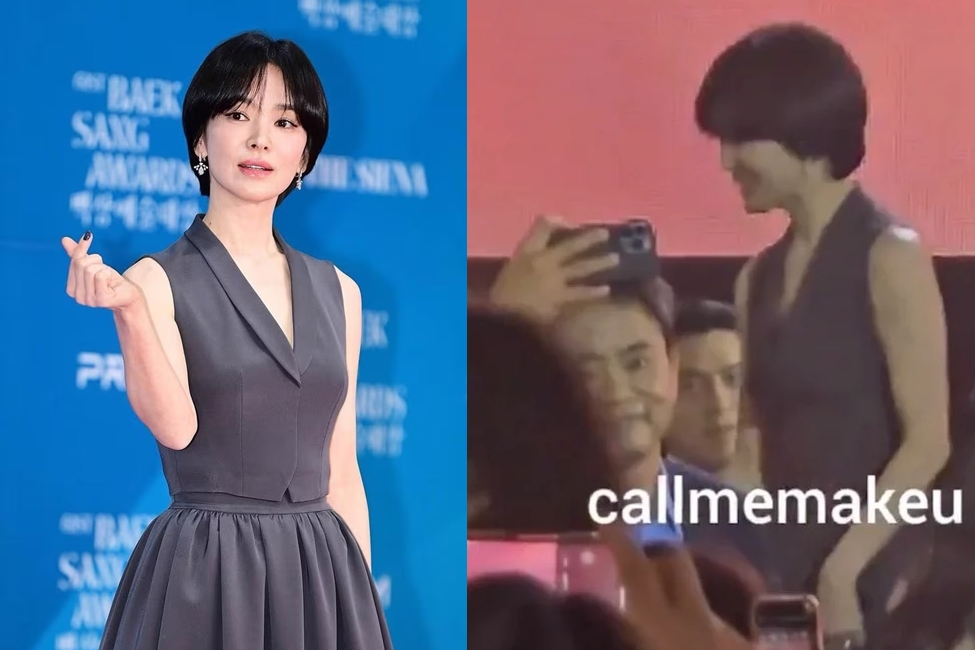 Khoảnh khắc Hyun Bin nhìn Song Hye Kyo tại Baeksang 2025 gây sốt