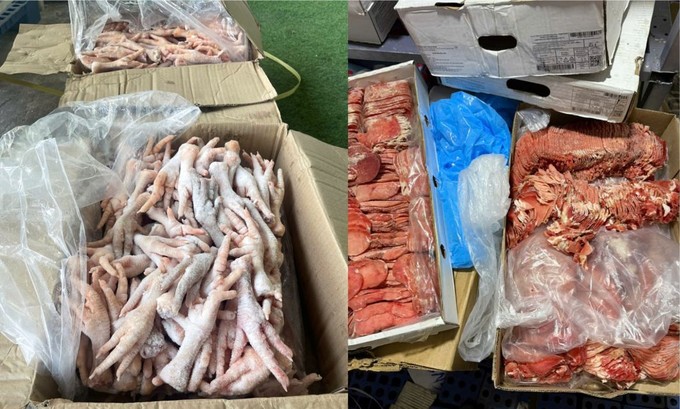Phát hiện gần 2,6 tấn thực phẩm đông lạnh không rõ nguồn gốc tại TP Đà Lạt