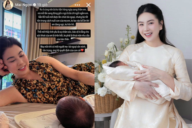 MC Mai Ngọc kiên quyết không cho mẹ ruột bế cháu ngoại mới sinh, lý do mới bất ngờ