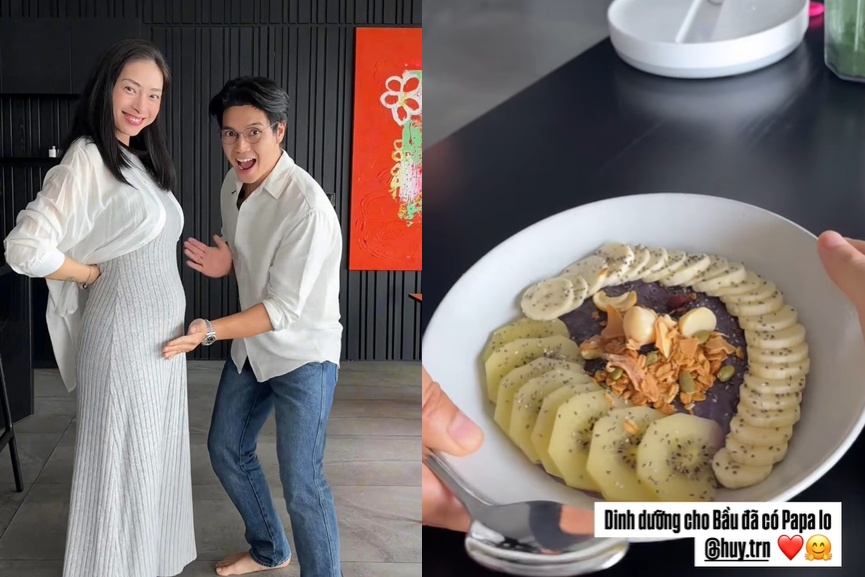 Ngô Thanh Vân được chồng trẻ chăm tận răng khi bầu bí ở tuổi U50