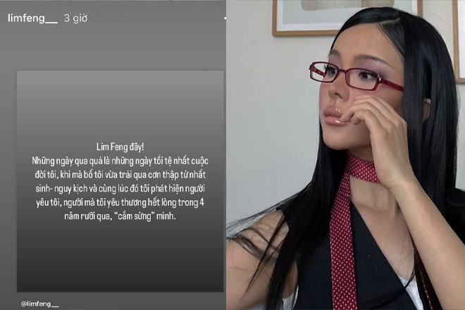 Hot girl Lim Feng là ai khiến MXH chấn động giữa đêm khi đăng 2 story bóc phốt ngoại tình