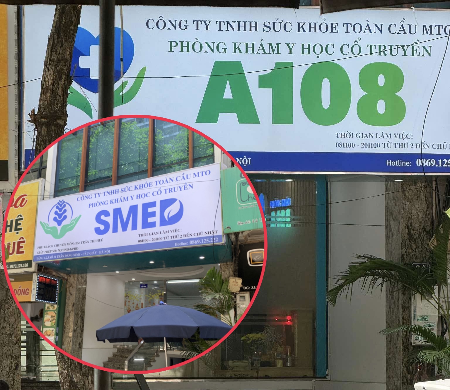 Sau xử phạt Phòng khám A108 bất ngờ hô biến thành Phòng khám Y học cổ truyền SMED