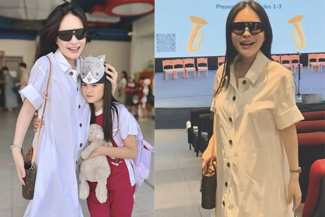 Đoàn Di Băng lộ diện sau drama dầu đội đầu, vòng 2 lùm lùm nghi mang bầu lần 4