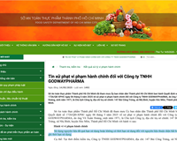 GodwayPharma bị xử phạt gần 3 tỷ đồng vì dùng nguyên liệu hết hạn trong sản xuất 98Win10 com - Trang web cá cược trực tuyến,98 win Nổ Hũ 