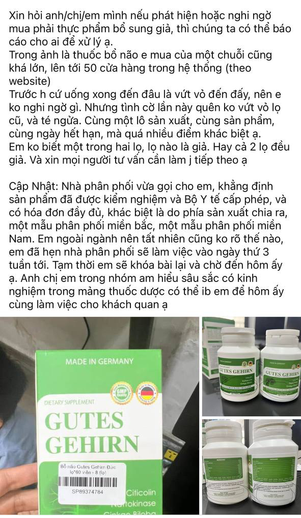 Bài 1 Nghi vấn thực phẩm chức năng giả “đội lốt” hàng ngoại len lỏi vào nhà thuốc để tới tay người dùng