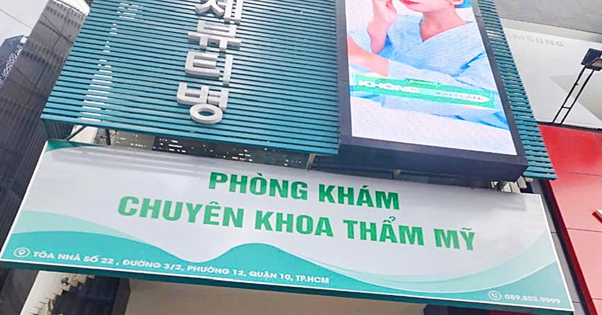 Phòng khám chuyên khoa thẩm mỹ Thái Sơn tiếp tục bị xử phạt do nhiều vi phạm