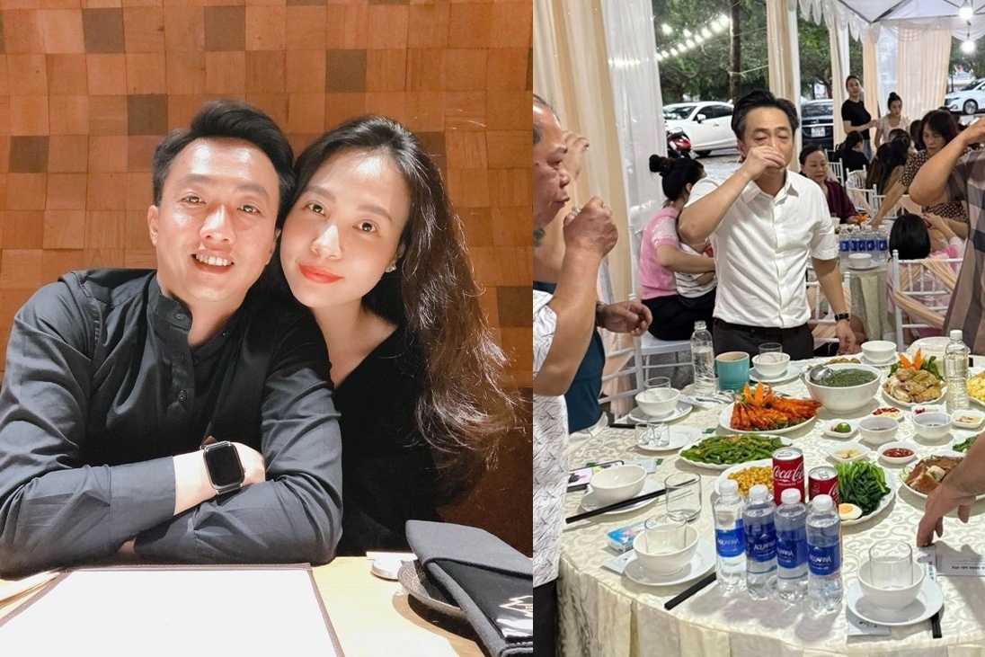 Cường Đô La về quê vợ ăn cỗ, tự tin cân cả xóm