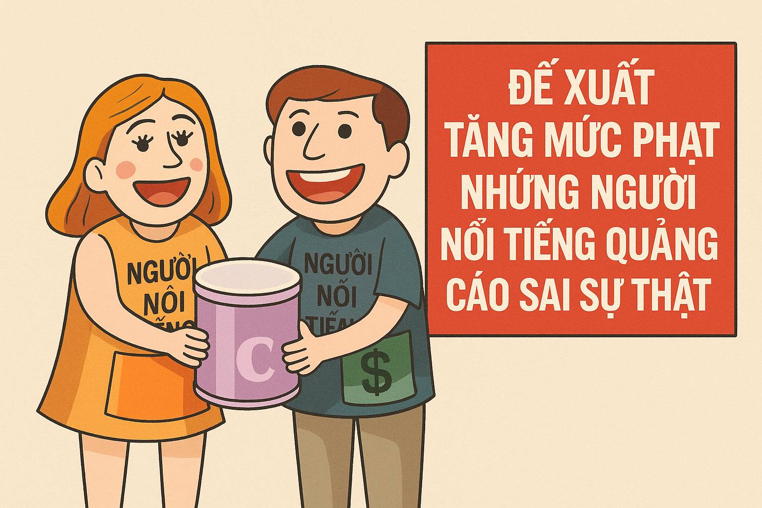 Người nổi tiếng quảng cáo sai sự thật Không thể vô can trước công chúng, cần xử lý mạnh tay