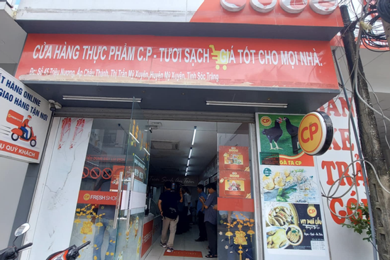 Sóc Trăng Tạm giữ các mặt hàng đang được kinh doanh tại C.P Fresh Shop thuộc C.P Việt Nam