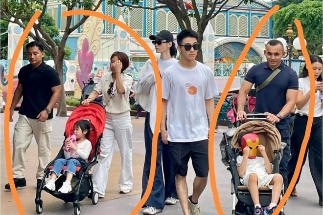 Bức ảnh gây tranh cãi của con trai vua sòng bài Hà Du Quân và vợ siêu mẫu