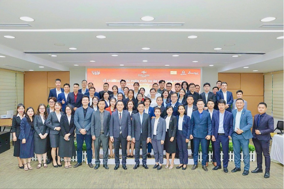 VSIP ký kết hợp tác với các đại lý phân phối chiến lược dự án Sun Casa Square 