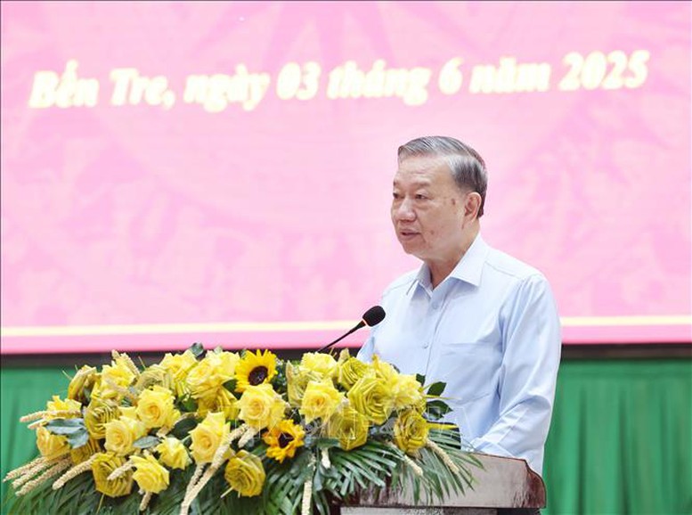 Tổng Bí thư Tô Lâm Hợp nhất Vĩnh Long, Bến Tre và Trà Vinh là một lựa chọn có tính đột phá