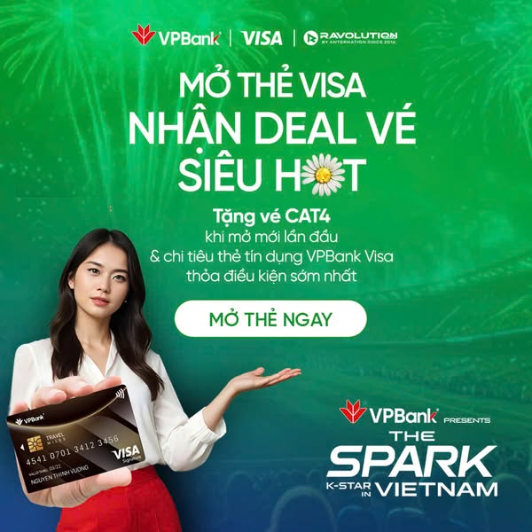 3 tuyệt chiêu săn vé thần tốc concert K-Star Spark in Vietnam -Presented by VPBank