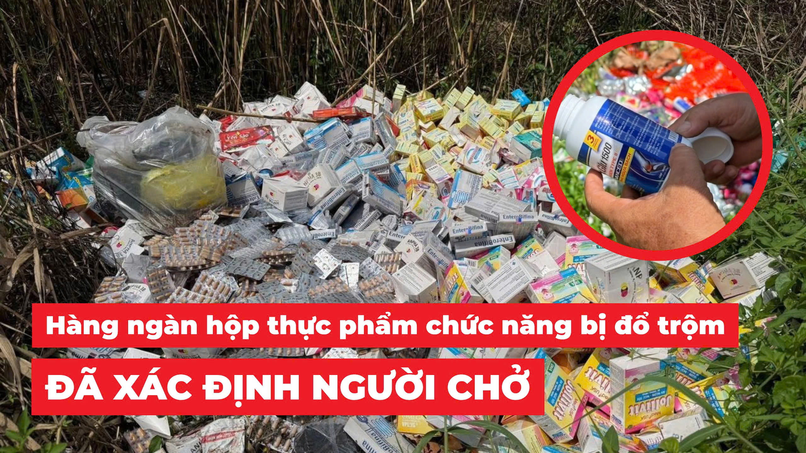 Video Công an TP.HCM đã xác định được người đổ trộm hàng nghìn hộp thực phẩm chức năng