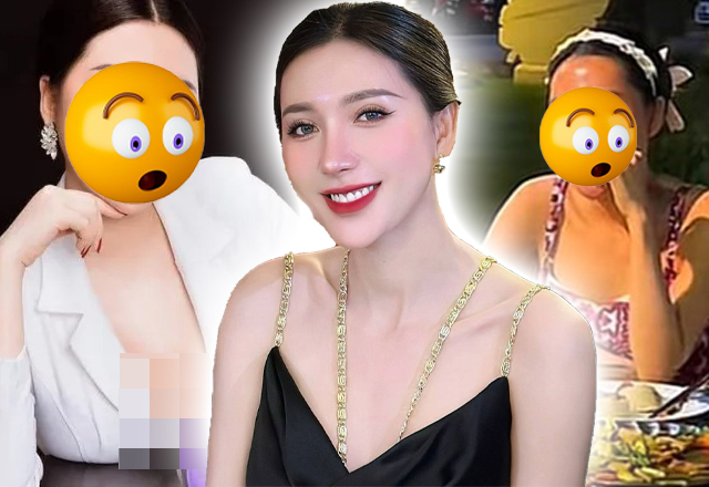 Sốc ảnh Ngân Collagen bị chụp lén bằng cam thường, dụi mắt trăm lần nhận chẳng ra