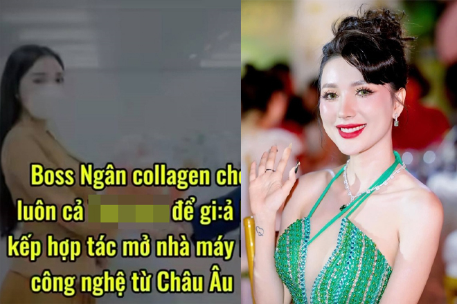 Sự thật bất ngờ việc Ngân Collagen thuê người nước ngoài đóng giả đối tác kinh doanh