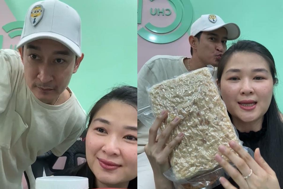 Huy Khánh và Mạc Anh Thư vẫn tình tứ sau khi ly hôn