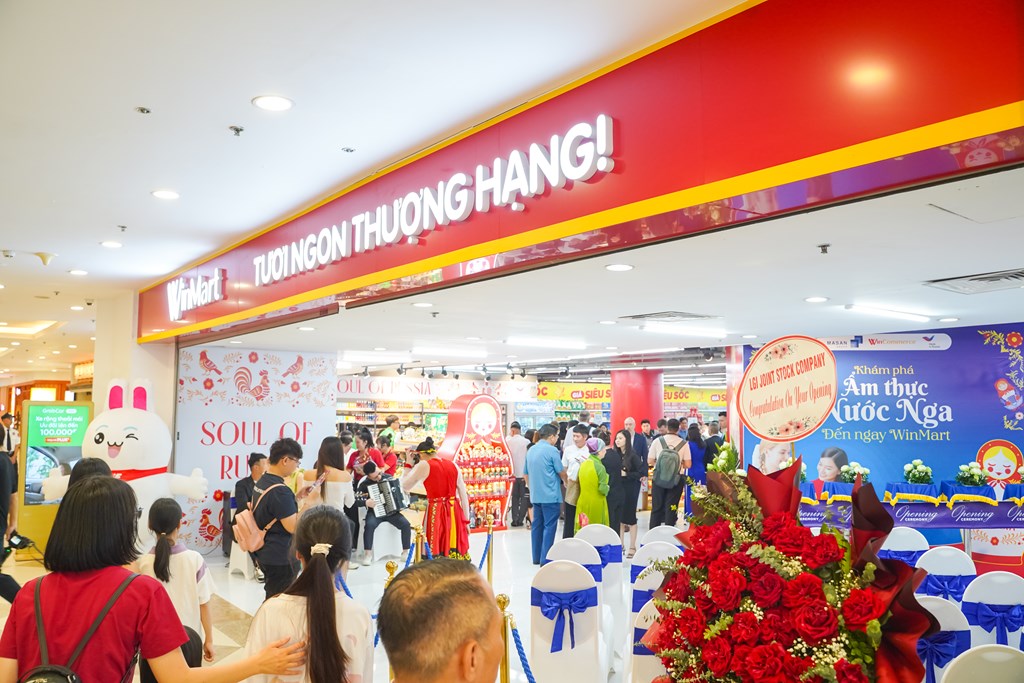 WinMart ra mắt Russia Corner Mang tinh hoa nước Nga vào siêu thị Việt