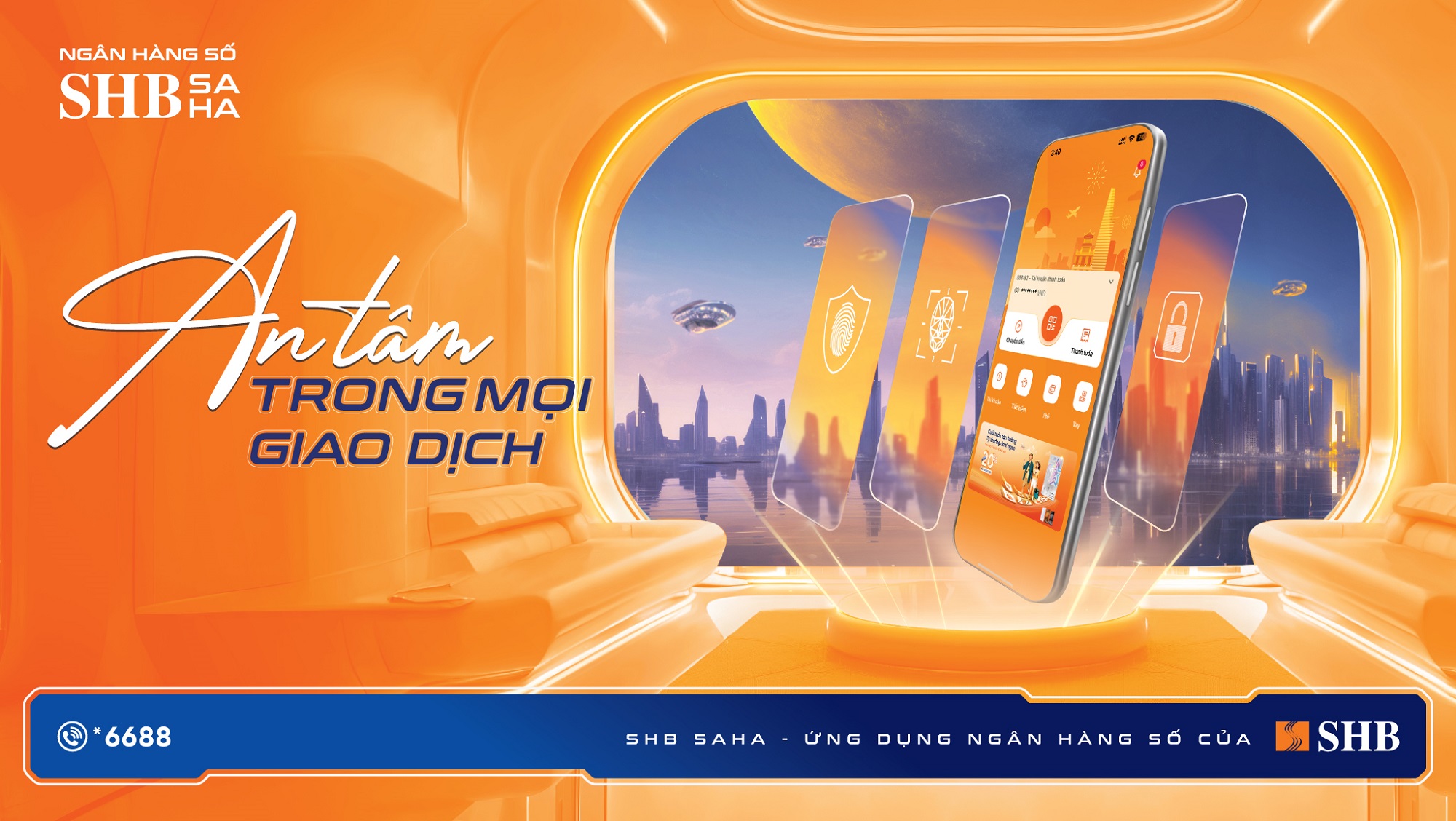 SHB ra mắt ứng dụng ngân hàng số thế hệ mới SHB SAHA An tâm trong mọi giao dịch
