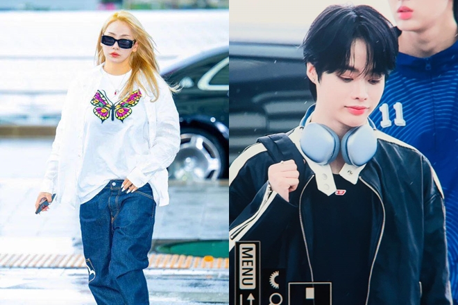 Phong cách sân bay chất lừ của CL (2NE1), HanBin Tempest khi đổ bộ Việt Nam