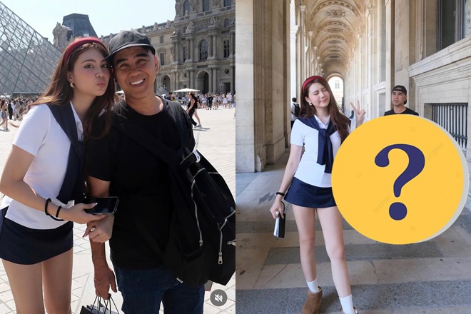 Ái nữ nhà Quyền Linh khoe ảnh du hí nước ngoài, nhìn sang ông bố đại gia mà giật mình