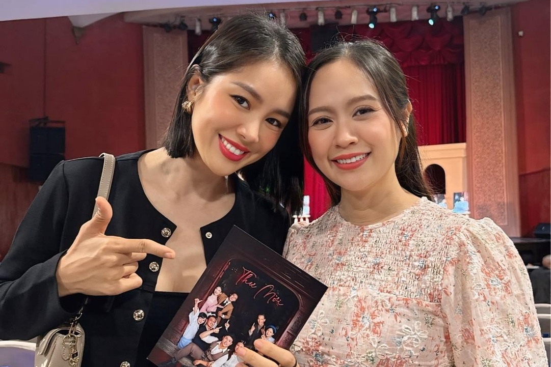 Lê Phương về thăm trường cũ, cư dân mạng nghẹn ngào nhắc tên Quý Bình