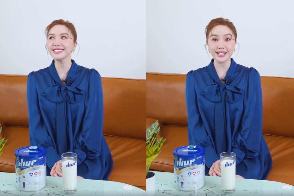Bảo Thy gây tranh cãi khi giàu có vẫn quảng cáo sữa giả