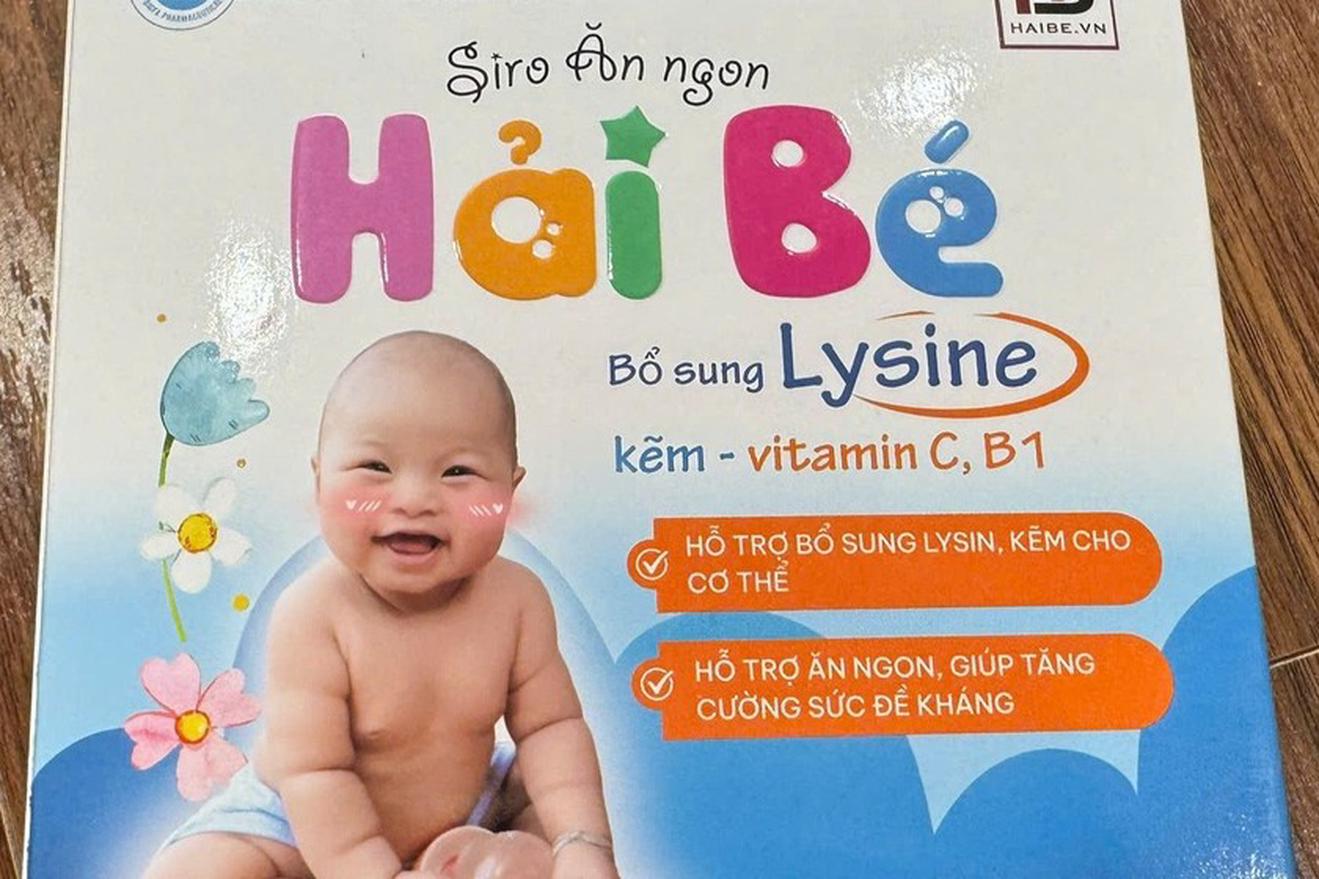 Đề nghị thu hồi sản phẩm Siro ăn ngon Hải Bé 
