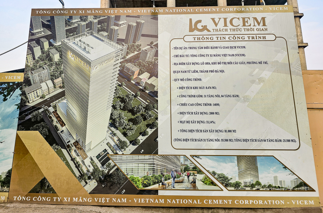 Bộ Xây dựng chỉ đạo – Vicem tái khởi công Trung tâm điều hành và giao dịch Vicem