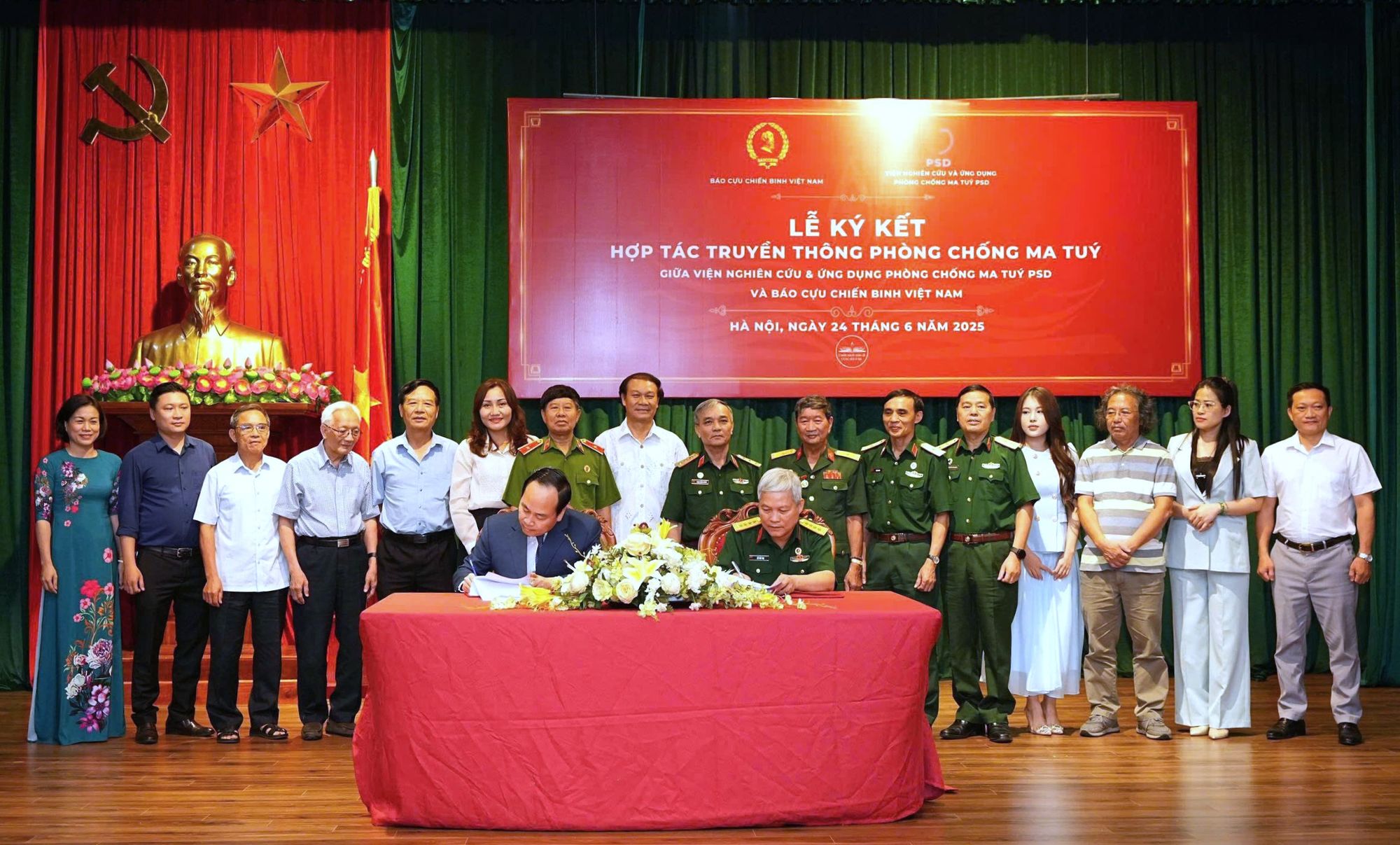 Báo CCB Việt Nam và Viện PSD ký kết hợp tác truyền thông về phòng, chống ma túy giai đoạn 2025–2030