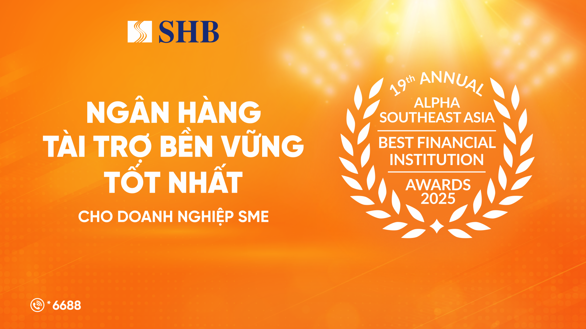 SHB được vinh danh “Ngân hàng tài trợ bền vững tốt nhất dành cho Doanh nghiệp SME” tại Việt Nam năm 2025