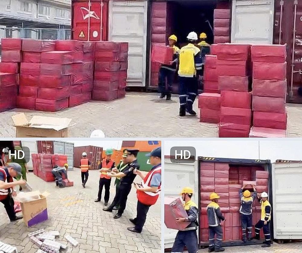 Lật tẩy thủ đoạn buôn lậu thuốc lá đội lốt vận chuyển quá cảnh