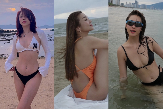 Thanh Hằng, Khả Ngân, Tóc Tiên khoe bộ hình bikini gợi cảm
