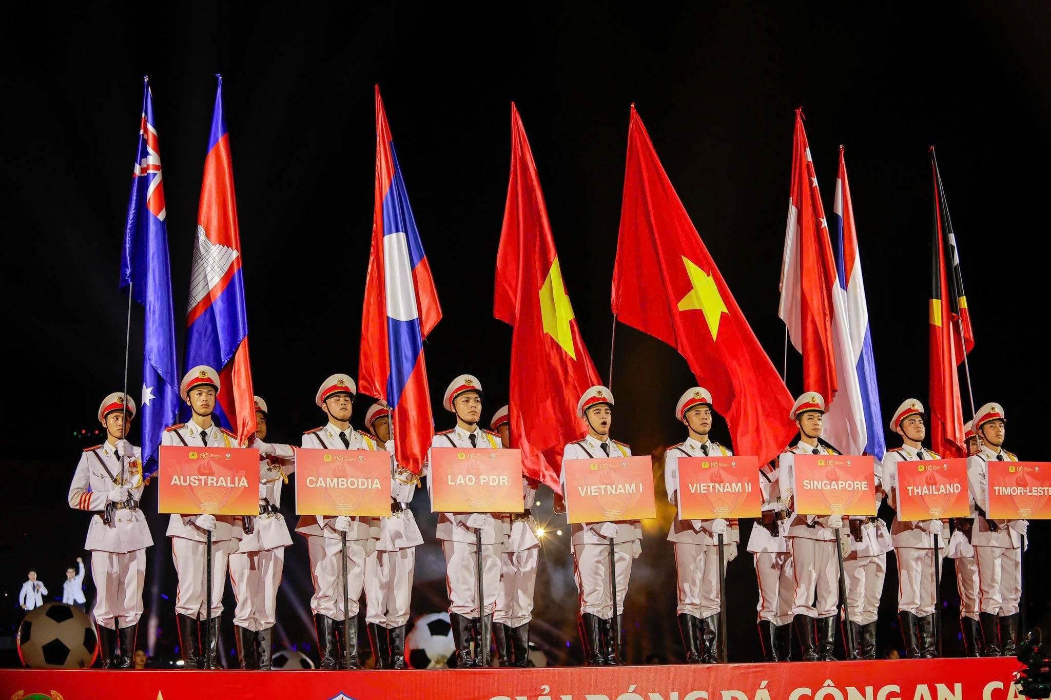 Thể thao gắn kết – Văn hóa tỏa sáng Lễ khai mạc Giải bóng đá Công an, Cảnh sát các nước ASEAN mở rộng 2025 gây ấn tượng mạnh