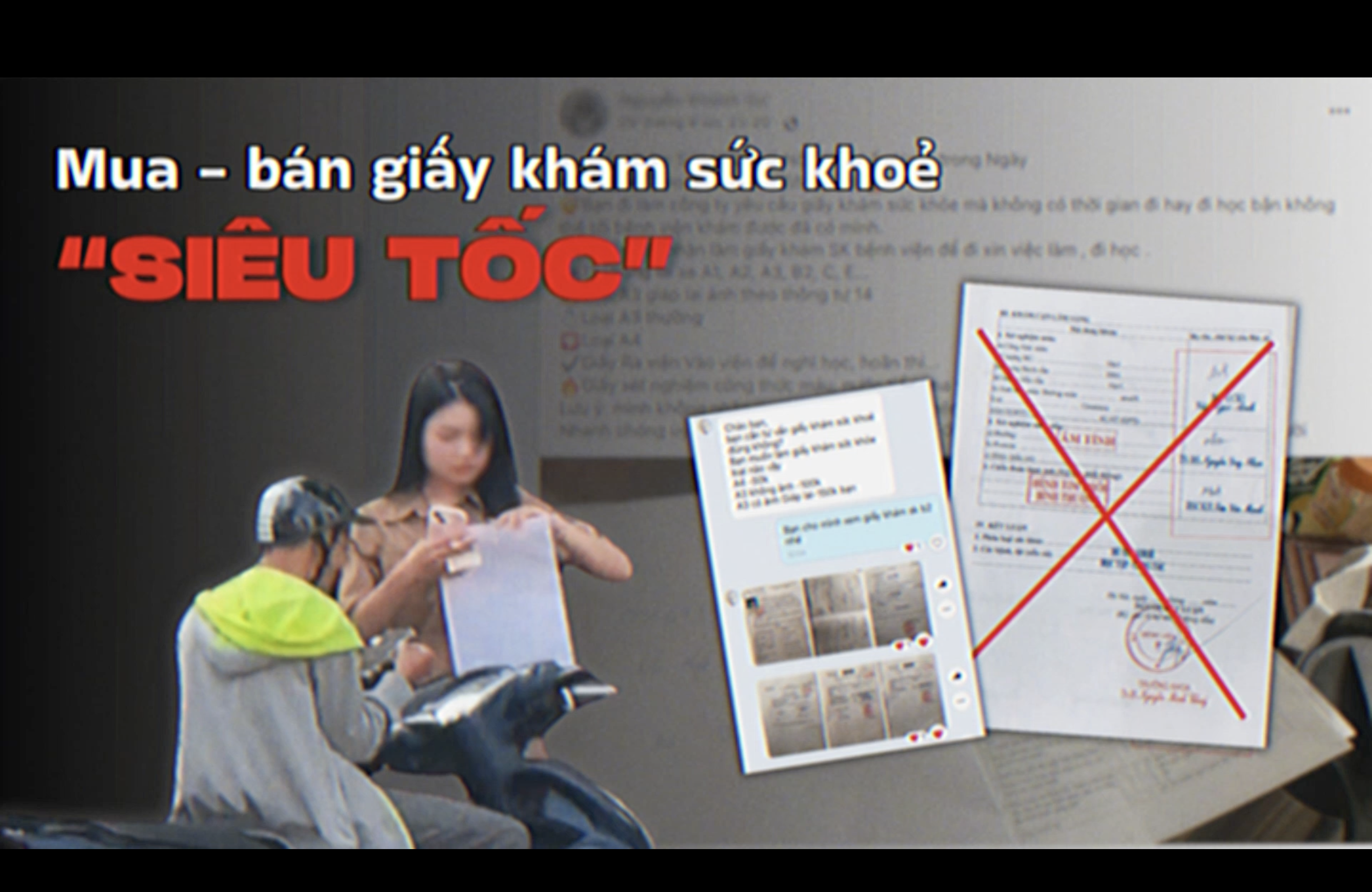 Vạch trần chiêu trò mua - bán giấy khám sức khoẻ siêu tốc